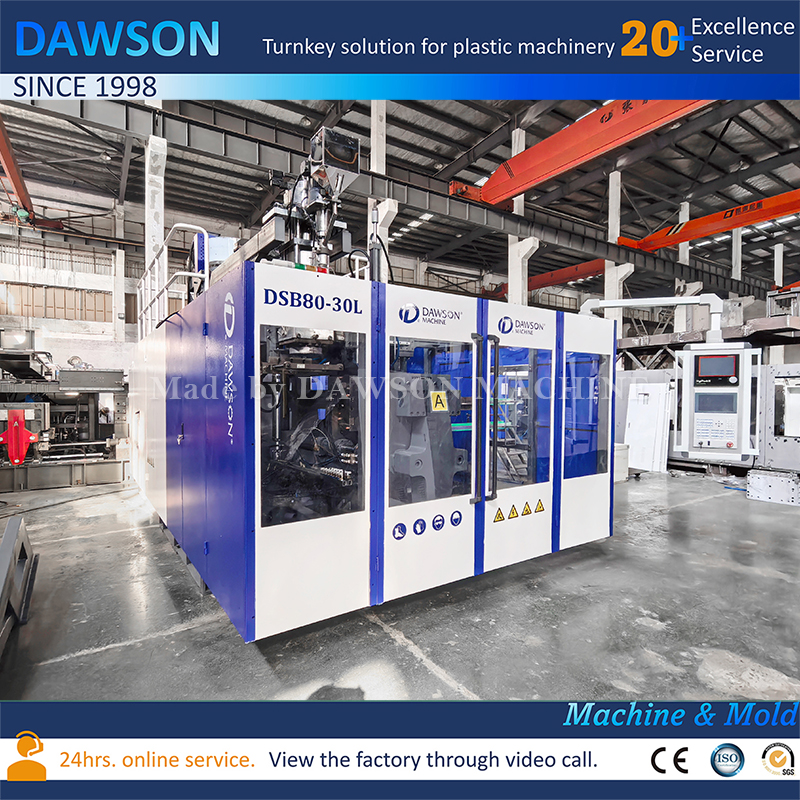 High Speed Single Station Single Die Head Jerry Can Making Machine for 30 Liter HDPE Bottles