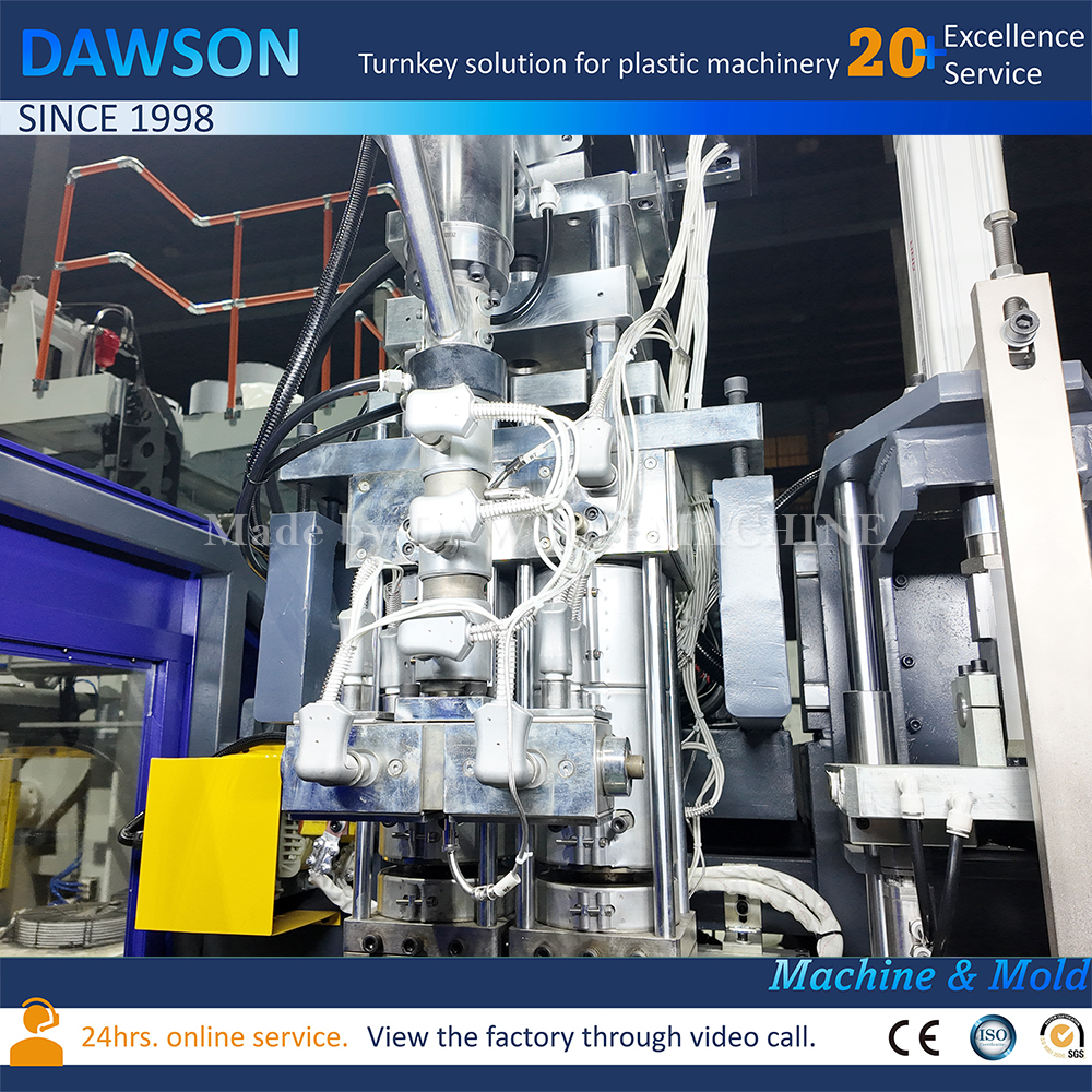 HDPE Chemical Oil Drum Extrusion Blow Molding Machine 5L 10L 20L Lubricant Barrel Blow Molding Making Machine