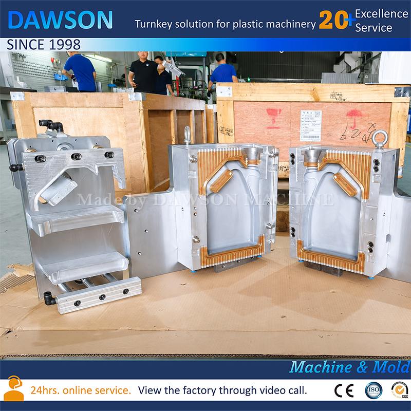 Custom Extrusion Blow Molding Mold 5L-20L HDPE Bottle Jerry Can Mould for Plastic Containers