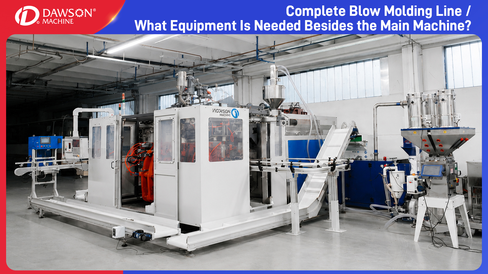 Complete Blow Molding Line: What Equipment Is Needed Besides the Main Machine?