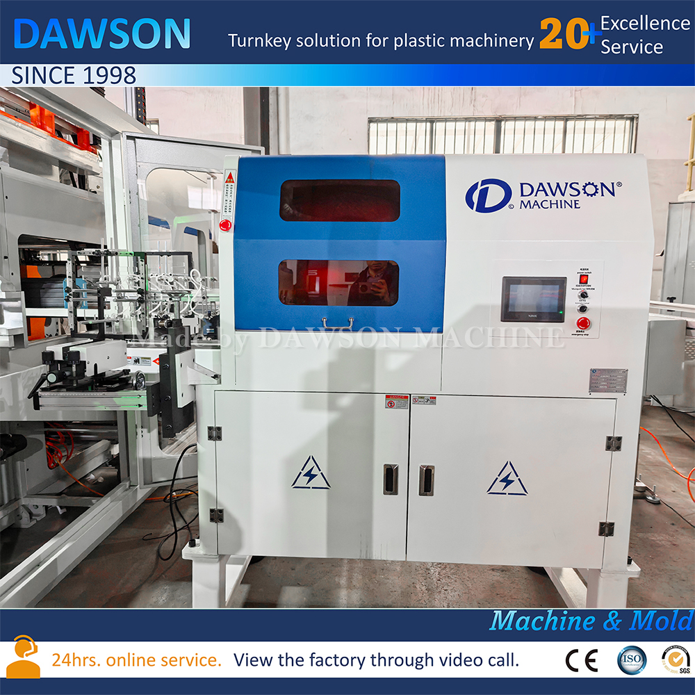 High Output Household Cleaning Bottle Machine DSB80II Double Station Extrusion Blowing Molding Machines