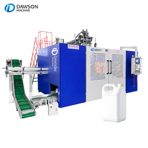 Automatic 5L HDPE Jerry Can Blow Molding Machine Double Station Double Head Extrusion Blow Molding Equipment for Lubricant Oil Coolant and AdBlue Container Production