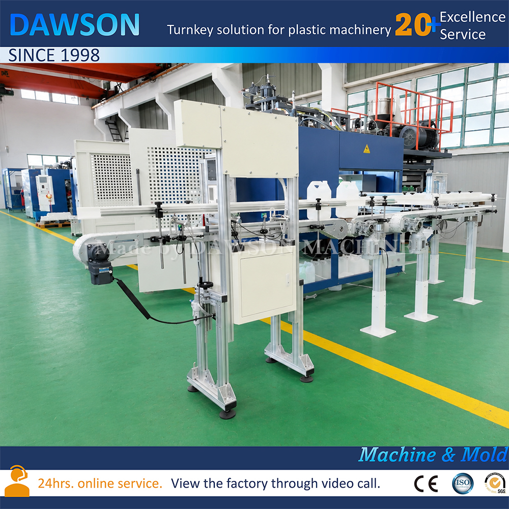 Double Head Blow Molding Machine Automatic HDPE Plastic Container Making Machine for 5L Jerry Can Lubricant Oil and Chemical Bottle Production