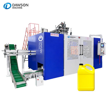 5L Plastic Container Manufacturing Machine Double Head HDPE Blow Molding Machine for Jerry Can Coolant Tank Chemical Bottle Production