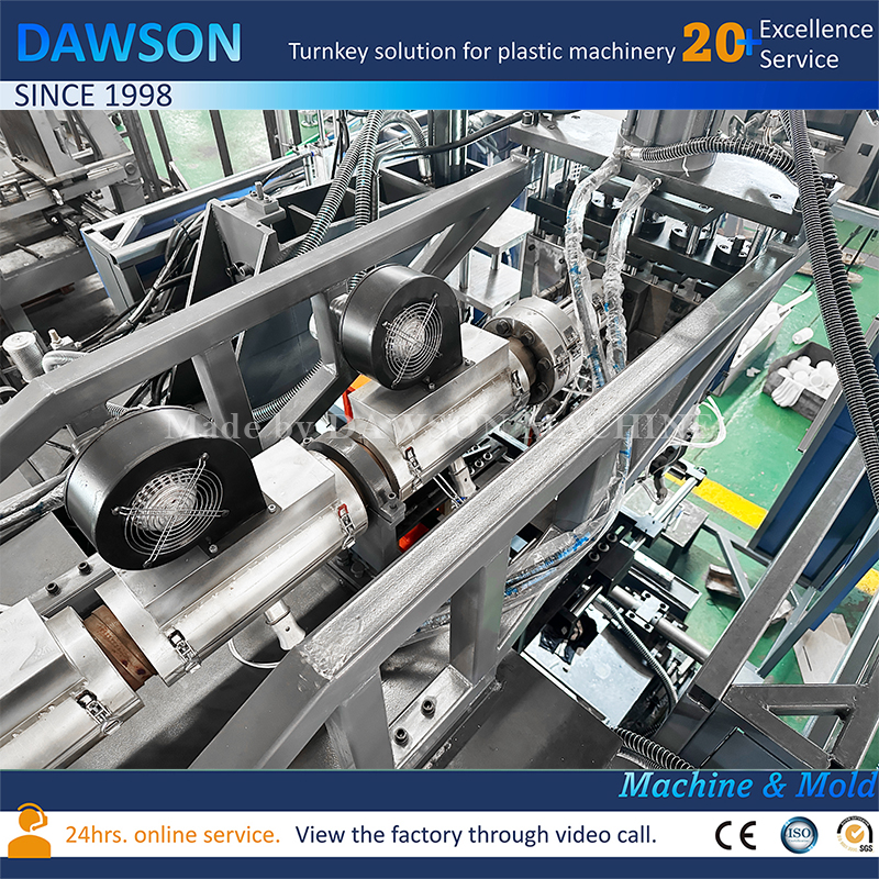 High Output 5-Head HDPE Wide Mouth Canister Blow Molding Machine for Food & Chemical Use