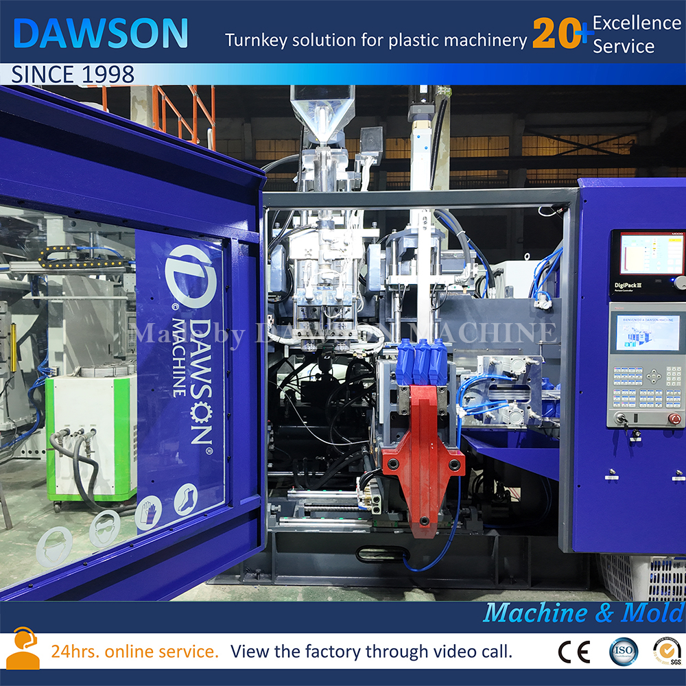 High Output Plastic Bottles Extrusion Blow Molding Mahcines for Water/Oil/Chemical Bottles & Containers