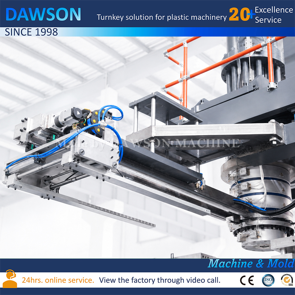 Automatic 200L Double Ring Drum Blow Molding Machine HMWHDPE Barrel Making Machine for Chemical Liquid Storage