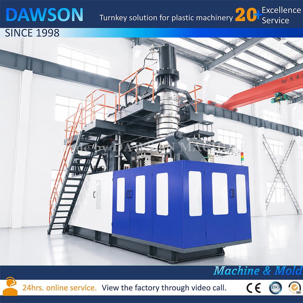 Automatic 200L Drum Blow Molding Machine Plastic Drum Machine for Chemical Packaging