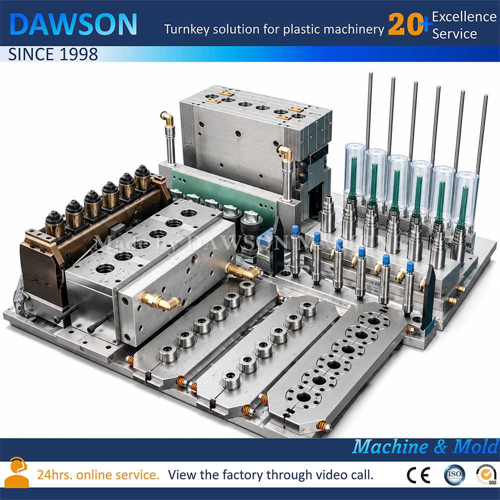 One Step Injection Stretch Blow Molding Mold for Plastic Bottle Manufacturing