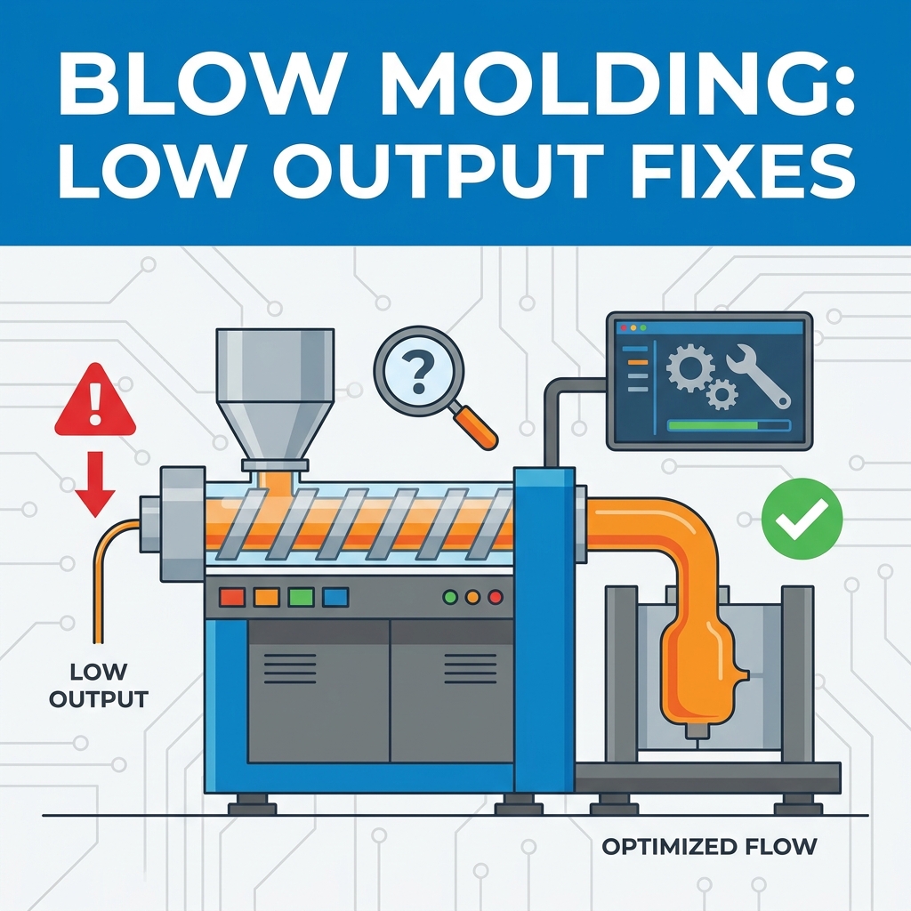 Low Extruder Output in Blow Molding: Causes and Troubleshooting