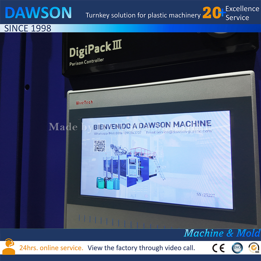 High Efficiency Energy Saving Extrusion Blow Molding Machine for Plastic Oil Drum Dawson