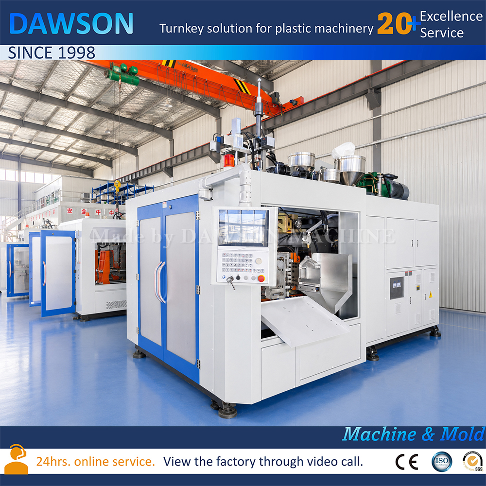 Automatic Plastic Bottle Manufacturing Machine 3 Layer Extrusion Blow Molding Machine for 4L Lubricant Oil Bottle Production Line
