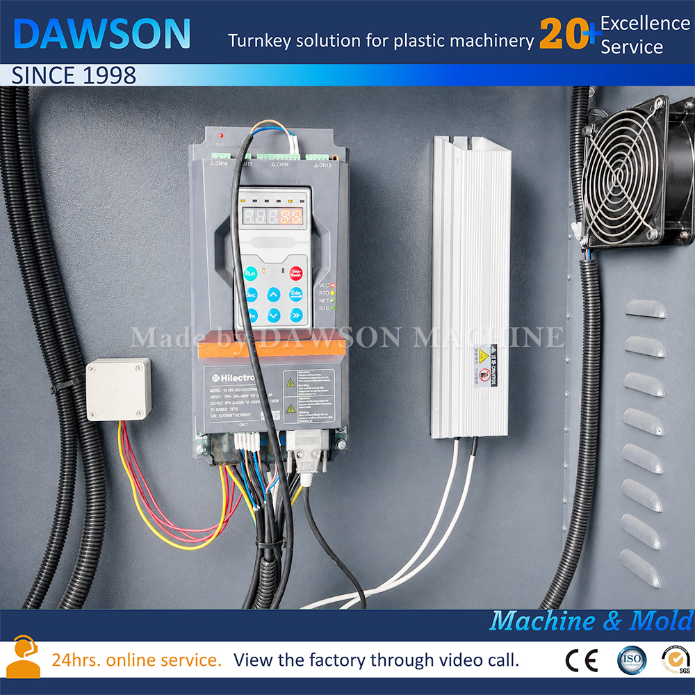 High Output Double Station Blow Molding Machine for Talcum Powder & Daily Chemical Containers