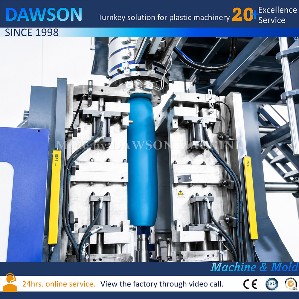Automatic 200L Double Ring Drum Blow Molding Machine Plastic Barrel Making Machine for Industrial Packaging