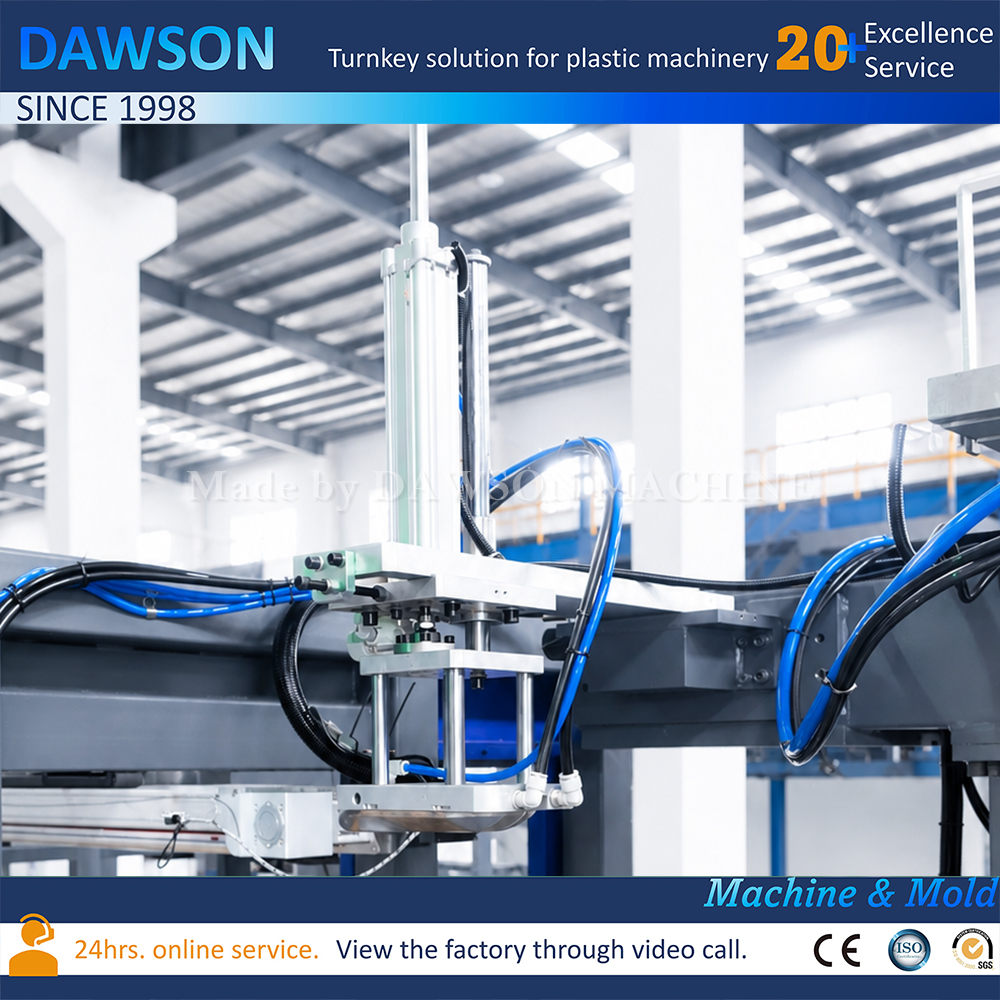 Automatic 30L Jerry Can Making Machine Double Station Extrusion Blow Moulding Machines for Lubricant Oil Container Production