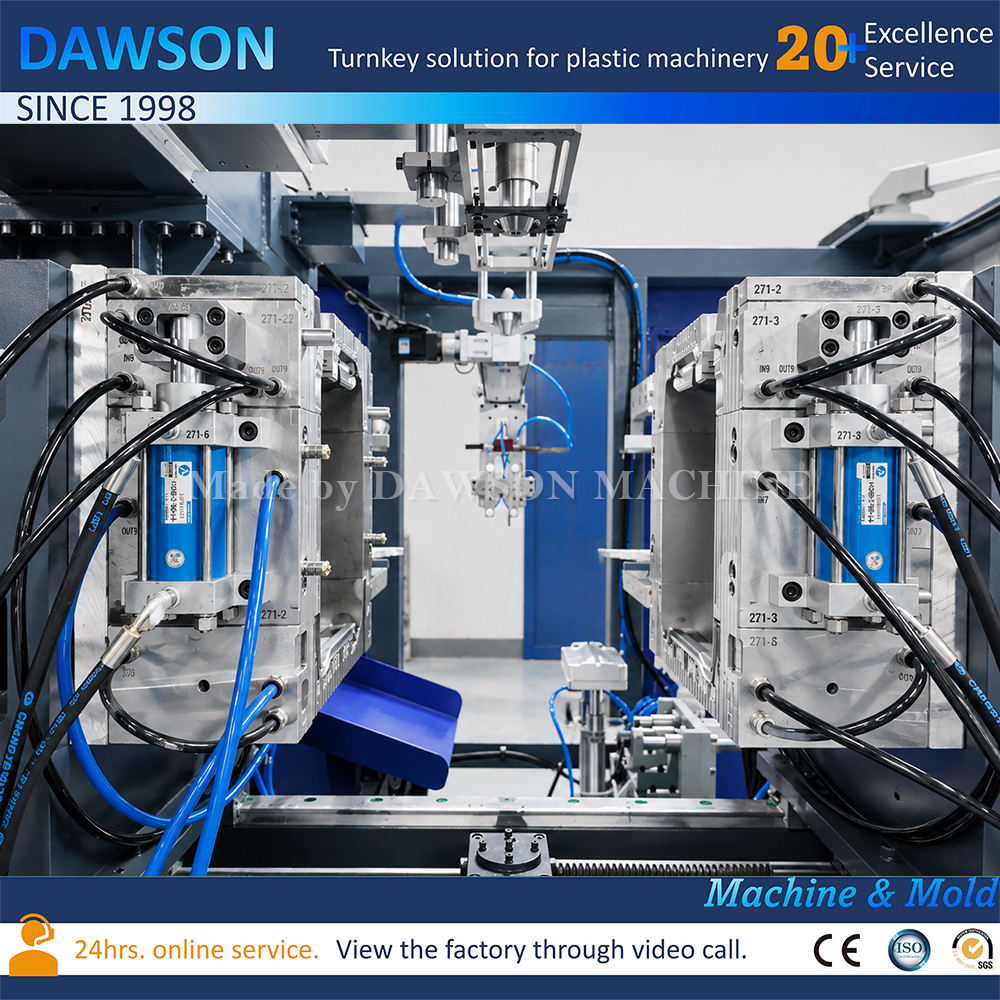High Output HDPE Jerry Can Blow Molding Machine Precision Wall Thickness System for Industrial Packaging Applications