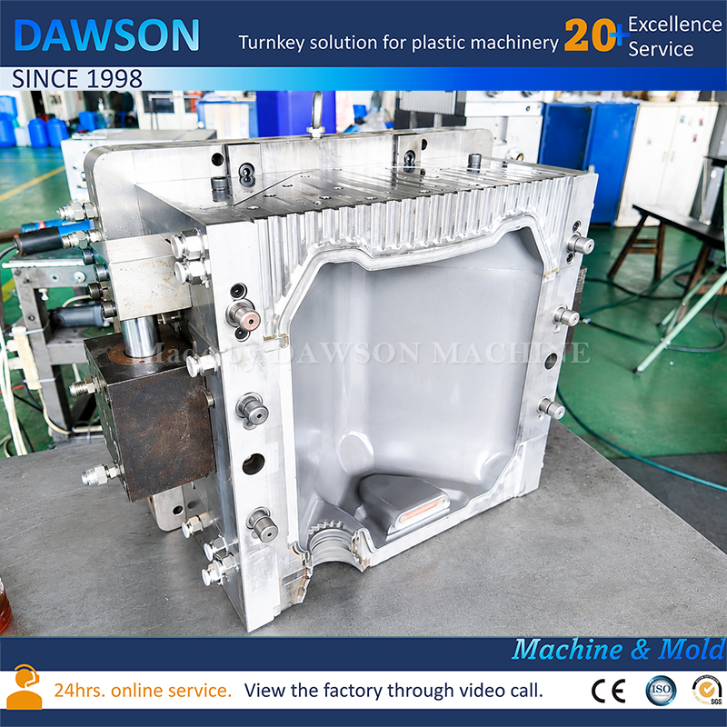 HDPE Jerry Can Blow Molding Mold Custom 20L-60L Precision Extrusion Blow Mould for Chemical Containers