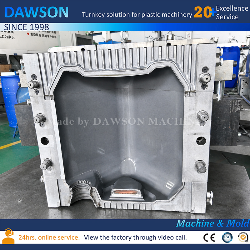 Custom HDPE Jerry Can Blow Mold 20L-60L Precision Extrusion Blow Mould Tooling for Chemical Packaging