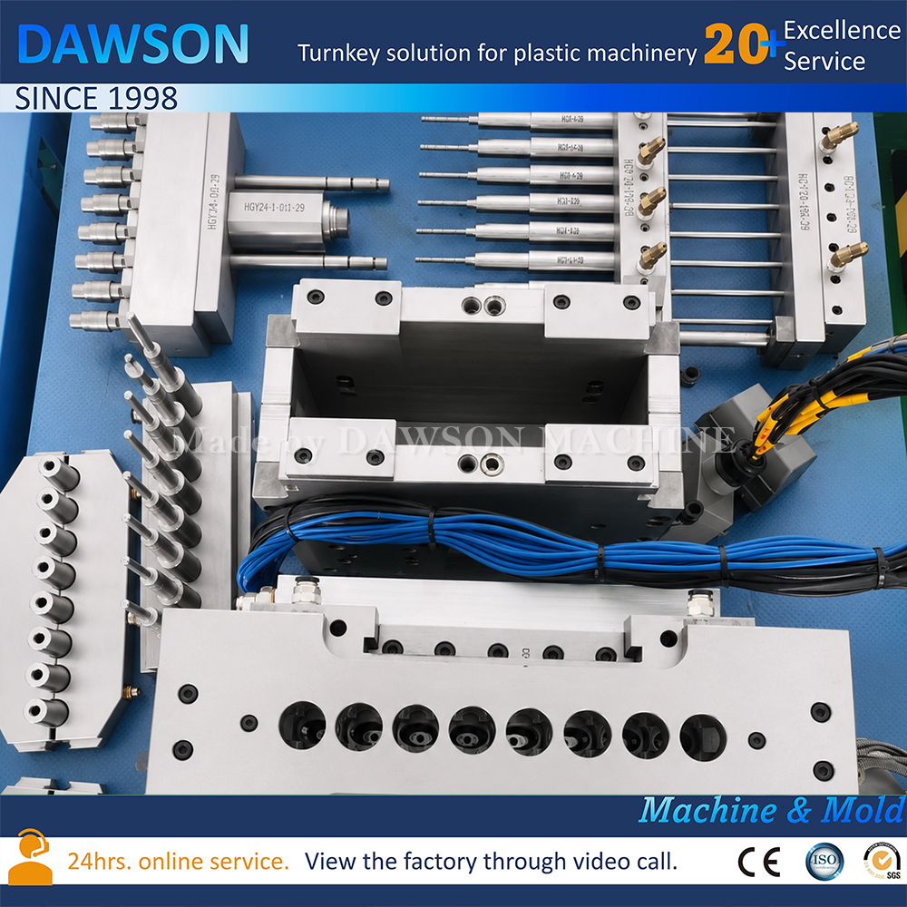 Professional Industrial Multi Cavity One-Step Injection Stretch Blow Mold for PET PC PP Bottle Production