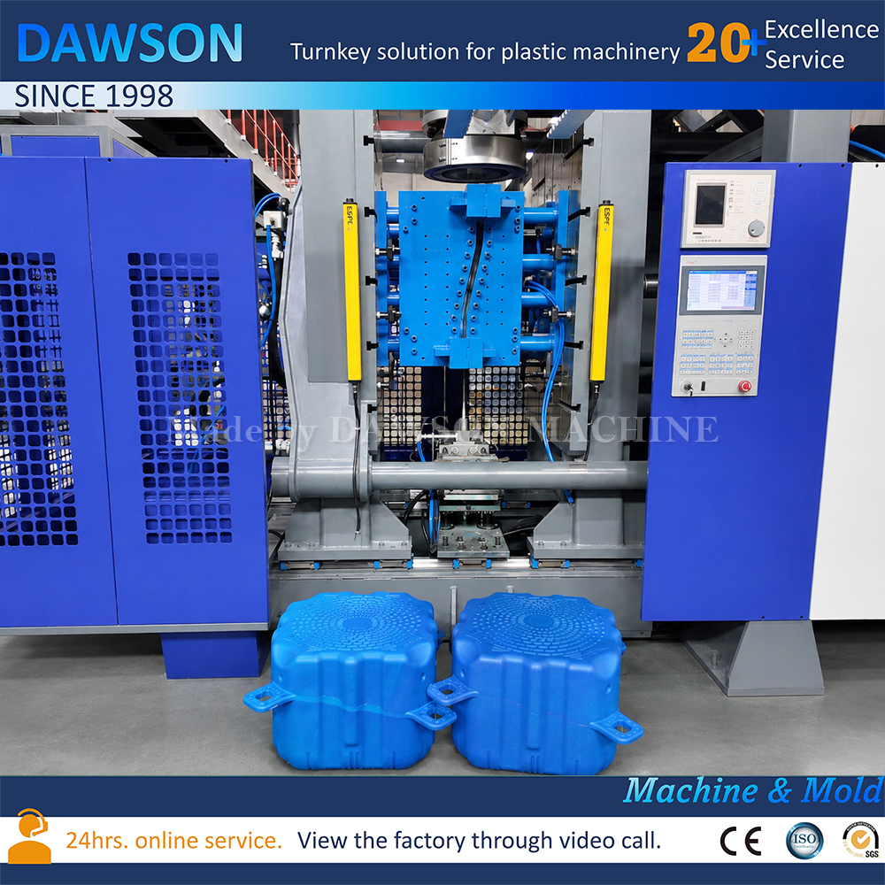 Plastic Floating Dock Cube Blow Molding Machine HDPE Pontoon Production Equipment with Stable Extrusion Performance