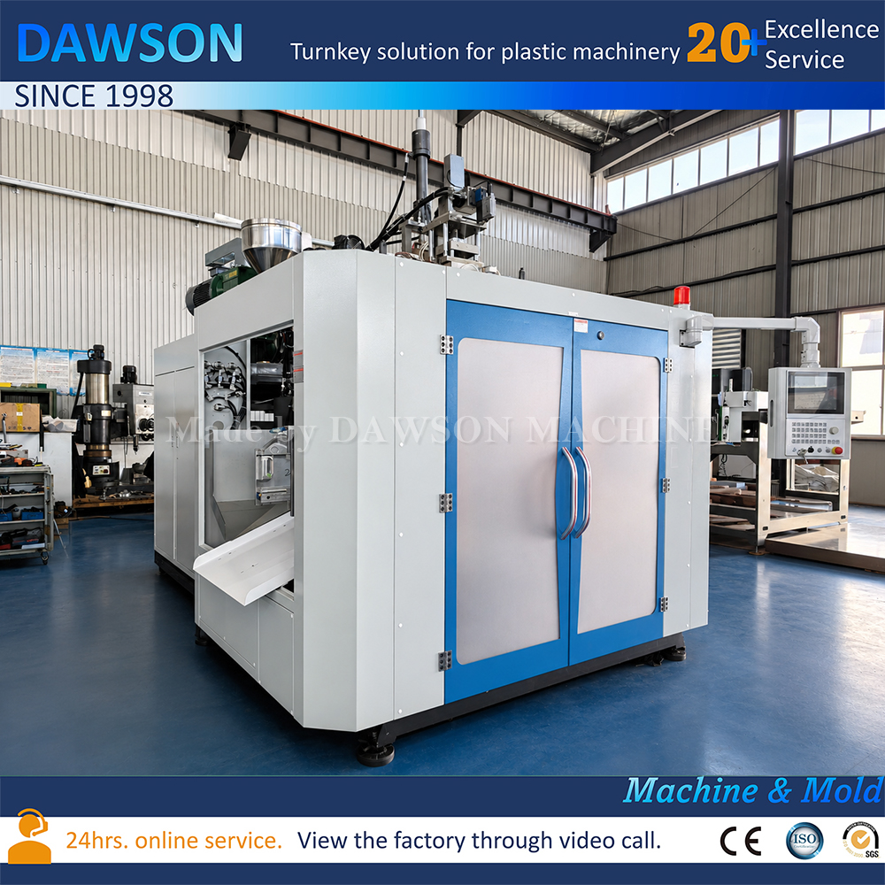 HDPE Extrusion Blow Molding Machine 4 Liter Bottle Making Machine for Plastic Packaging Container Factory