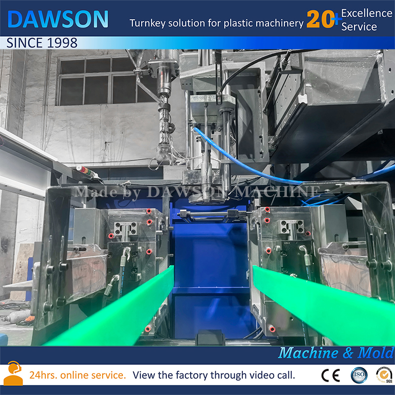 High Speed Single Station Single Die Head Jerry Can Making Machine for 30 Liter HDPE Bottles