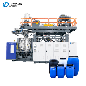 Automatic 200L Double Ring Drum Blow Molding Machine HMWHDPE Barrel Making Machine for Chemical Liquid Storage