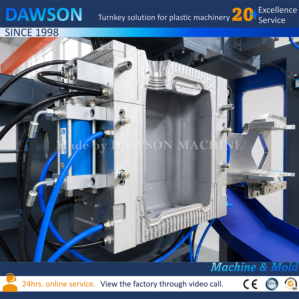 High Output Automatic 30L HDPE Blow Molding Machine Jerry Can Blow Moulding Machines for Plastic Storage Drum Manufacturing