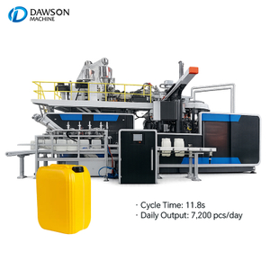 High Speed Plastic Bottle Making Machine 6 Station Rotary Blow Molding Machine for HDPE Edible Oil Jerry Can Bottle Production