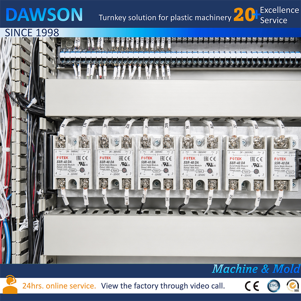 Fully Automatic Double Station Plastic Bottles Making Machines for Detergent Shampoo Chemical Bottle Production Line