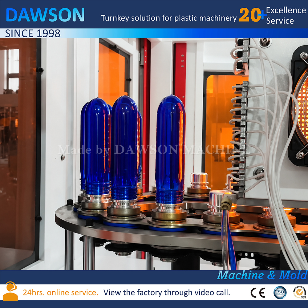 Touch Screen HMI 1500BPH 3 Gallon Drinking Water Bottles PET Blow Molding Machine for Drinking Water Filling Line