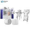 Industrial HDPE Wide Mouth Straight-Sided Canister Blow Molding Machine 5-Head Design
